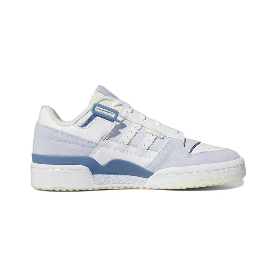 אדידס פורום - ADIDAS FORUM Low White Blue SNEAKERS – תמונה 5