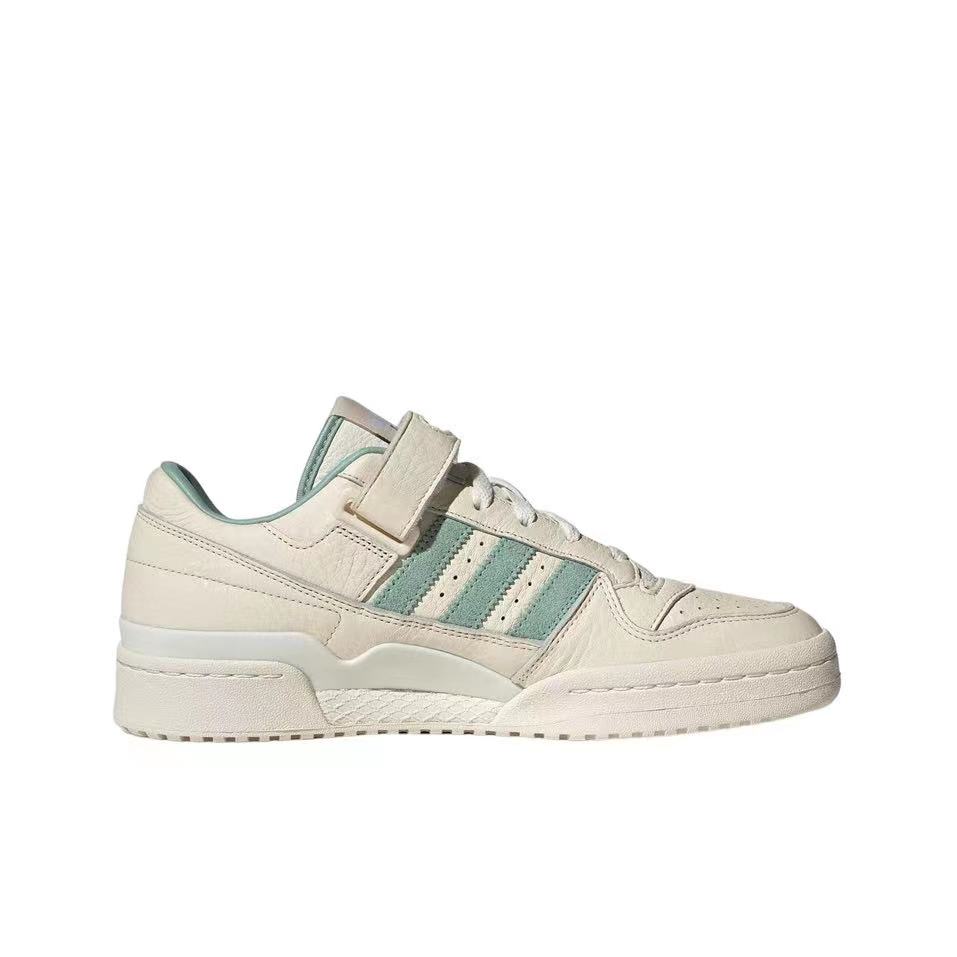 אדידס פורום - ADIDAS FORUM Low Cream/Green SNEAKERS – תמונה 2
