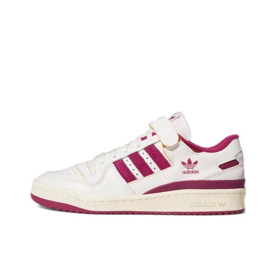 אדידס פורום - ADIDAS FORUM Low White/Red SNEAKERS