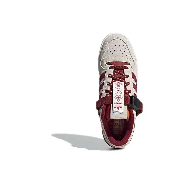 אדידס פורום - ADIDAS FORUM Low Red/Grey SNEAKERS – תמונה 4
