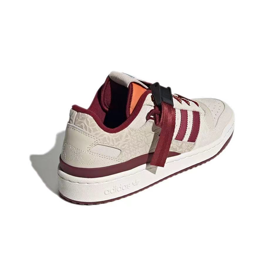 אדידס פורום - ADIDAS FORUM Low Red/Grey SNEAKERS – תמונה 2