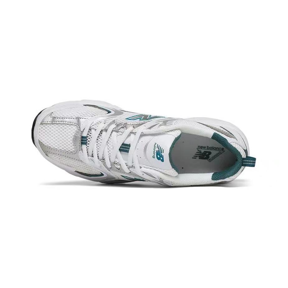  סניקרס ניו באלאנס NEW BALANCE 530 GREEN & WHITE – תמונה 6