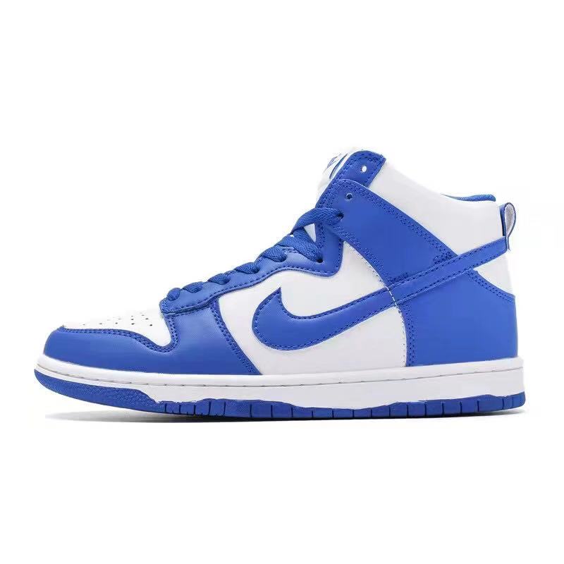 נייק דאנק- NIKE DUNK HIGH Blue White – תמונה 2