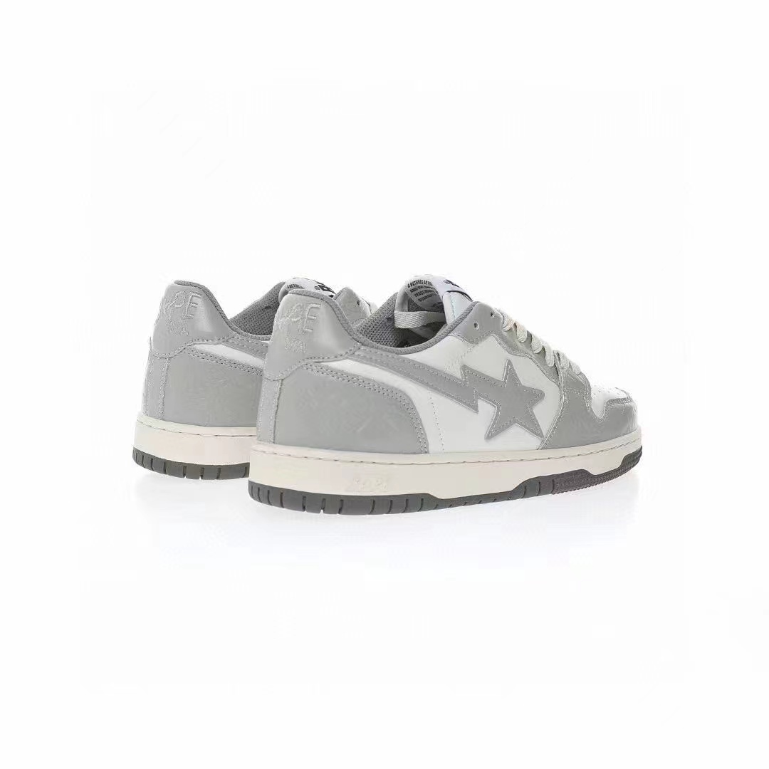סניקרס BAPE M2 Gray White – תמונה 3