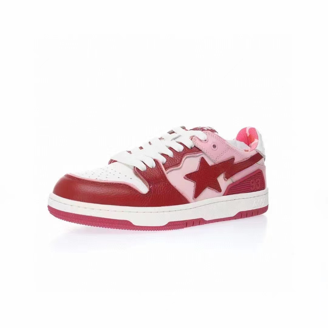 סניקרס BAPE M2 Red White – תמונה 2