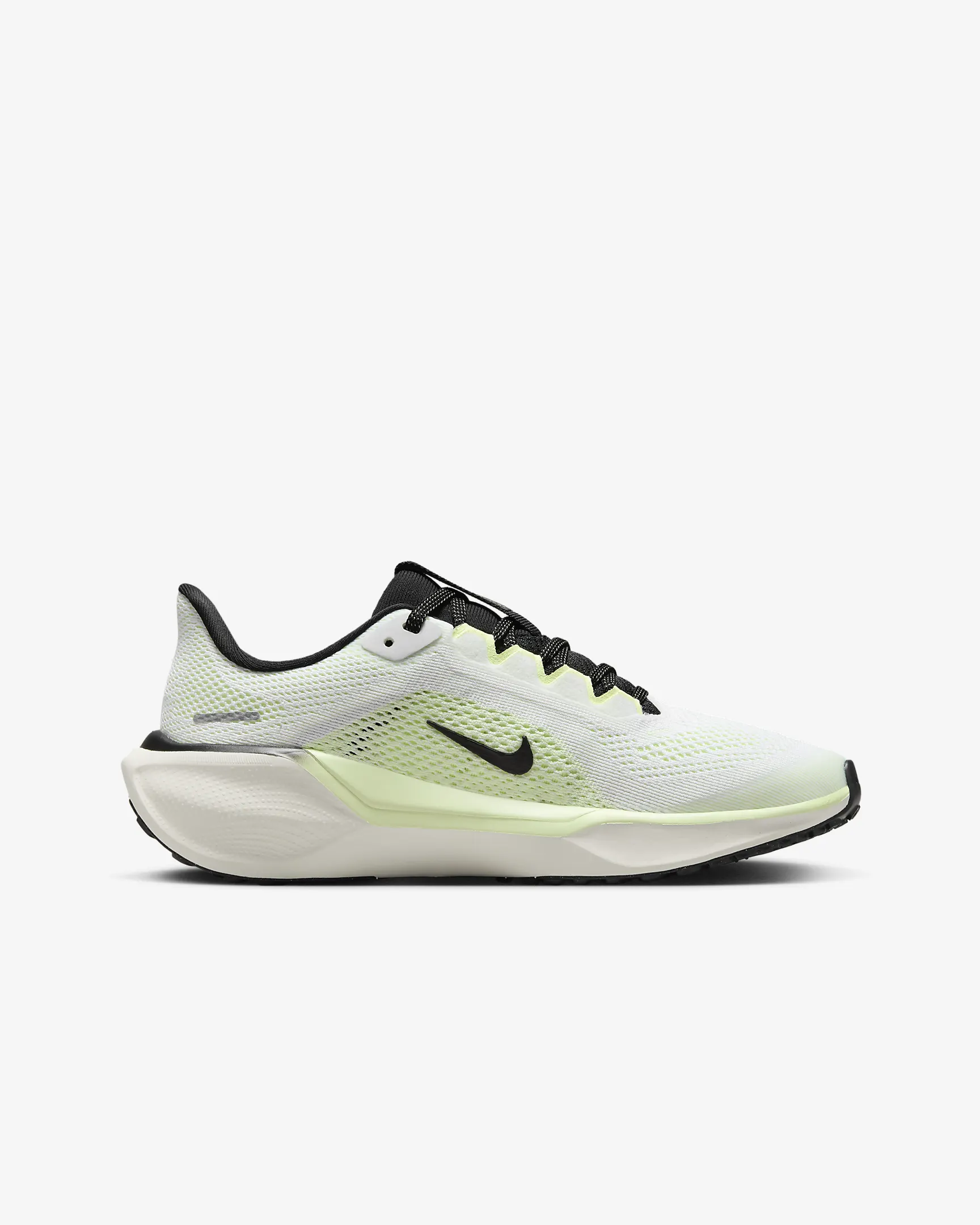 נעלי נייק פגסוס - Nike Pegasus 41 White/Barely Volt – תמונה 3