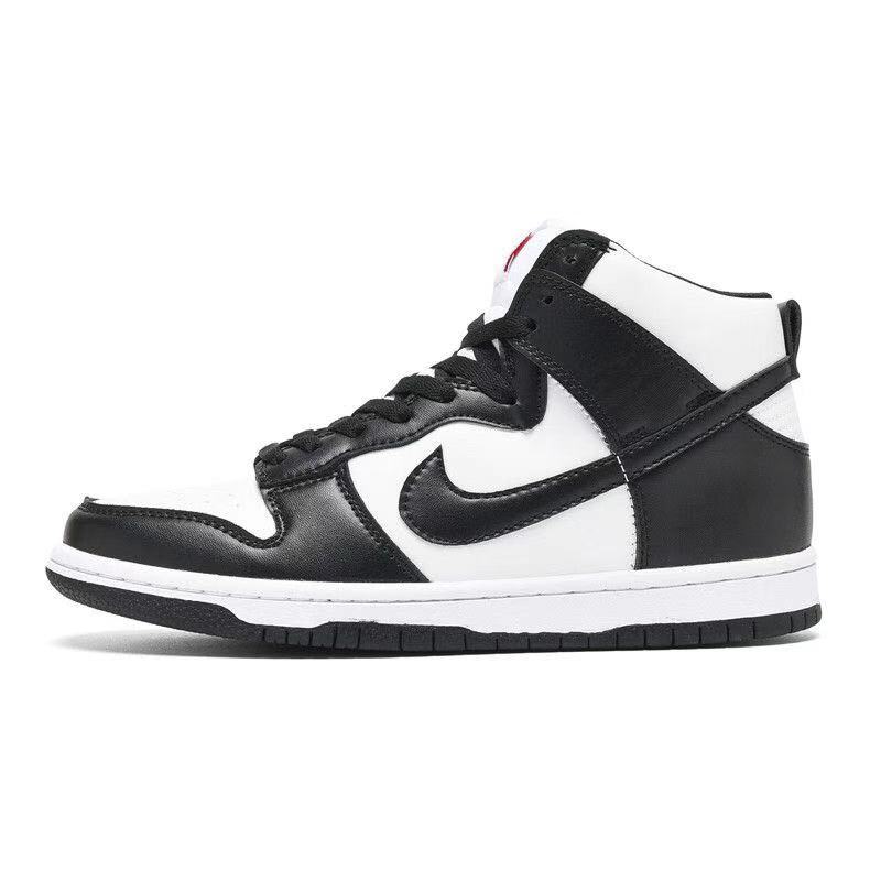 נייק דאנק- NIKE DUNK HIGH White Black – תמונה 2