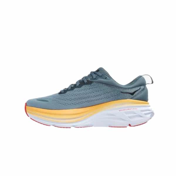 נעלי הוקה - HOKA Bondi 8 Grey Yellow – תמונה 2