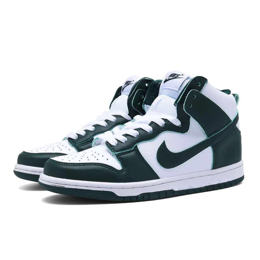 נייק דאנק- NIKE DUNK HIGH Green White – תמונה 2