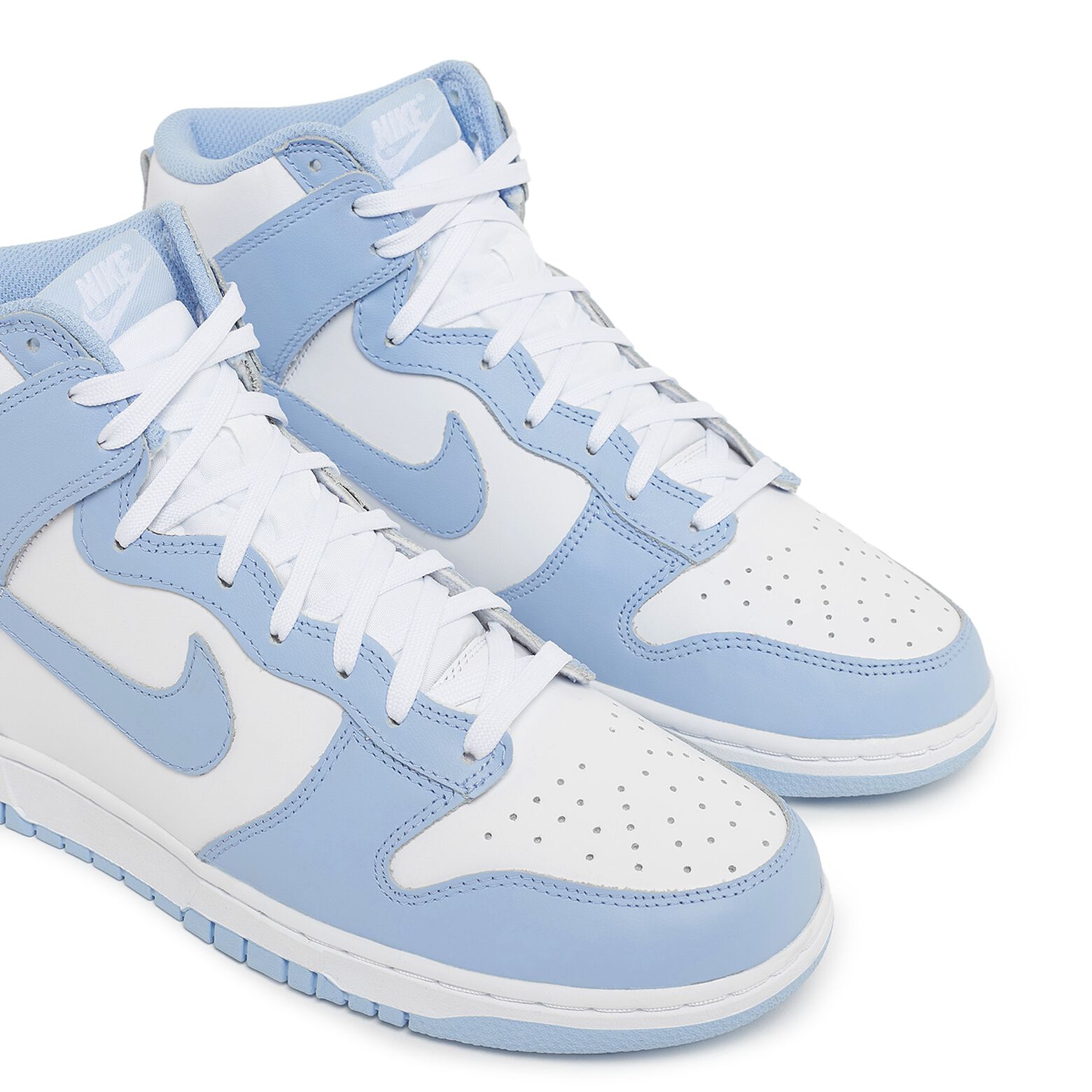 נייק דאנק- NIKE DUNK HIGH WHITE BLUE – תמונה 4