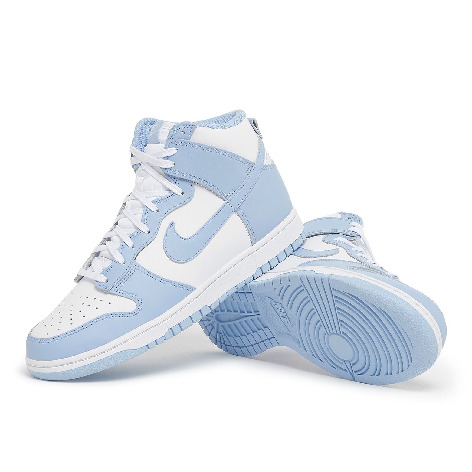 נייק דאנק- NIKE DUNK HIGH WHITE BLUE – תמונה 2