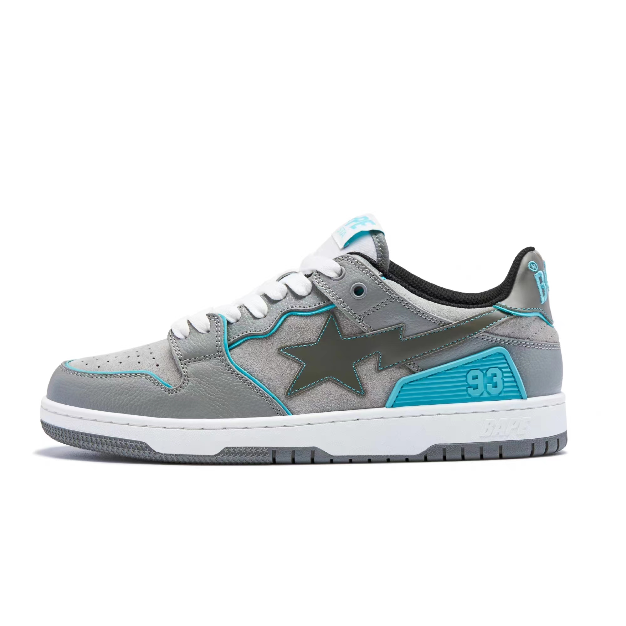 סניקרס BAPE M2 Gray Blue – תמונה 2