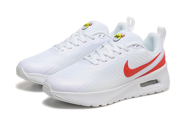 נעלי נייק נואקסיס Nike AIR MAX Nuaxis White Red – תמונה 2