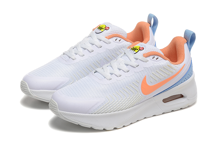 נעלי נייק נואקסיס Nike AIR MAX Nuaxis White ange Blue – תמונה 2