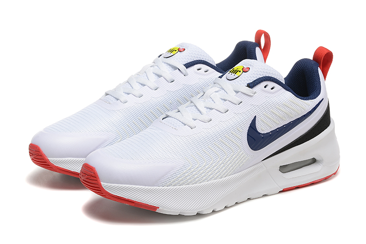 נעלי נייק נואקסיס Nike AIR MAX Nuaxis White Blue Red – תמונה 2