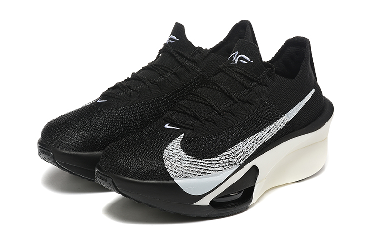 נעלי נייק-Nike Air Zoom Alphafly NEXT% 3 Black White – תמונה 3
