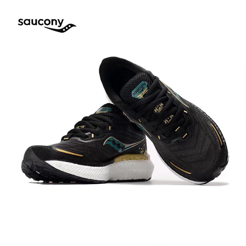 נעלי סאקוני - Saucony Triumph Black White – תמונה 2