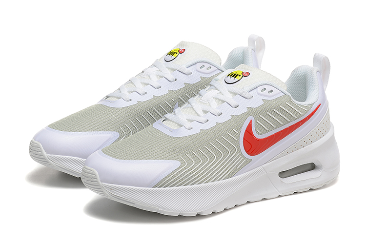 נעלי נייק נואקסיס Nike AIR MAX Nuaxis White Gray – תמונה 2