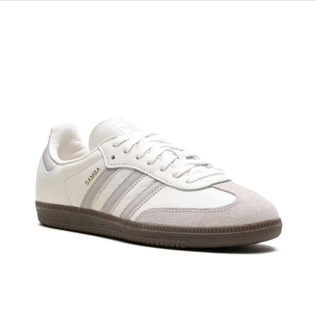 נעלי אדידס סמבה-Samba ADV Sneakers Off White – תמונה 5