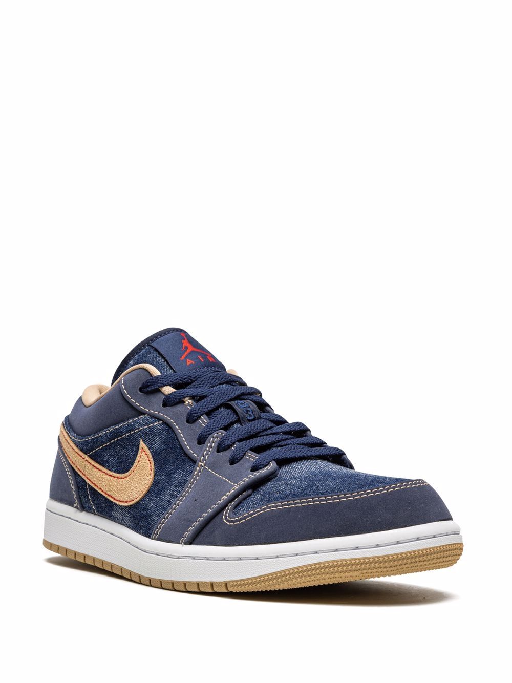 נייק ג'ורדן -NIKE AIR JORDAN 1 LOW - Denim Navy – תמונה 2