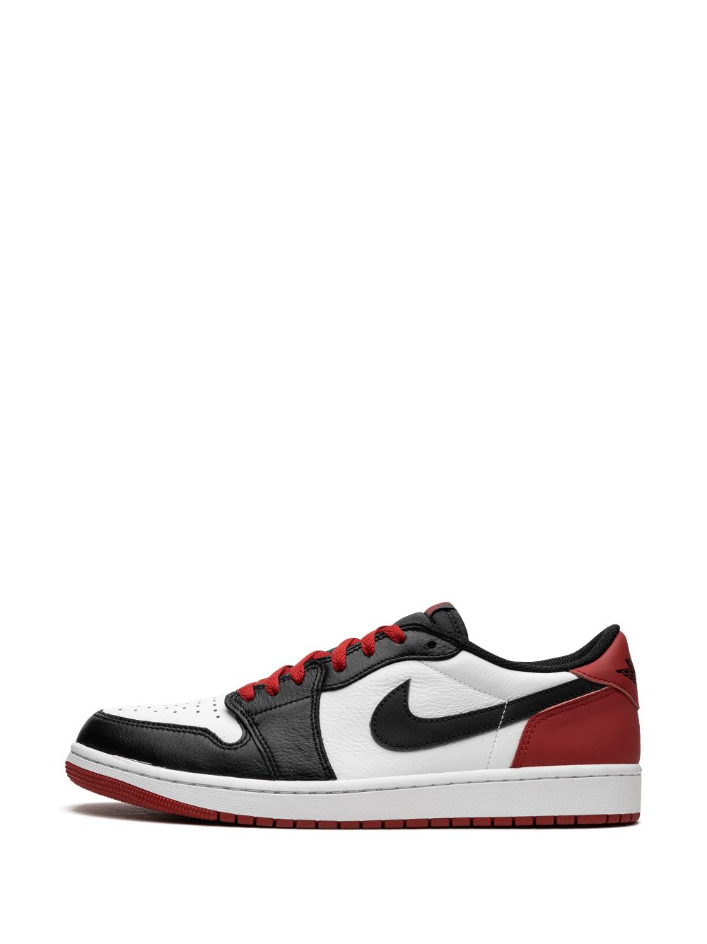 נייק ג'ורדן -NIKE AIR JORDAN 1 LOW - Black Toe – תמונה 3