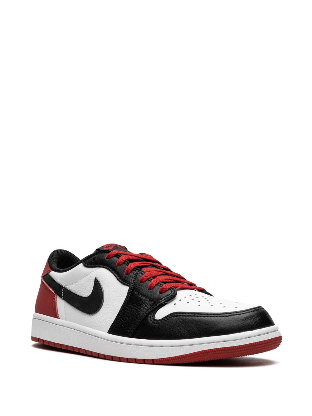נייק ג'ורדן -NIKE AIR JORDAN 1 LOW - Black Toe – תמונה 2