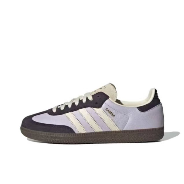 נעלי אדידס סמבה-Samba ADV Sneakers Sky Blue/Purple – תמונה 2