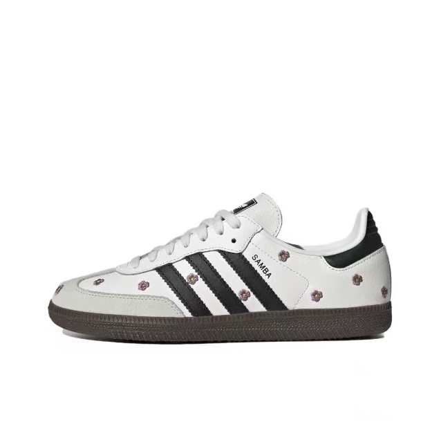 נעלי אדידס סמבה-Samba ADV Sneakers White Black – תמונה 6