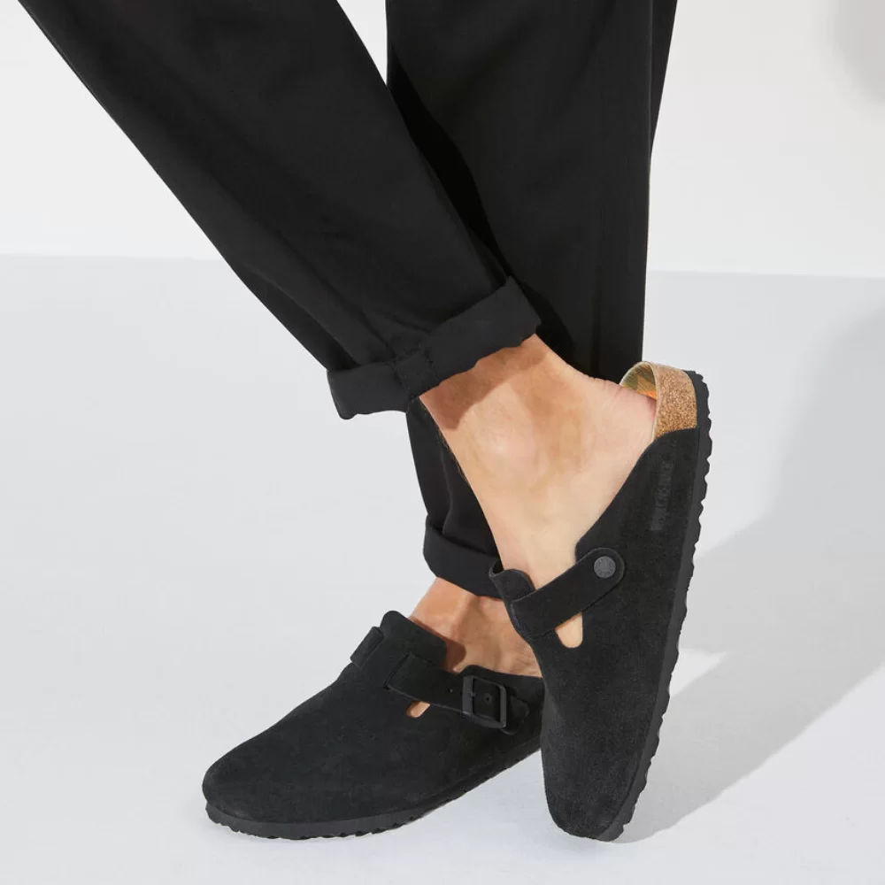 כפכפי בירקנשטוק | Birkenstock Boston Black – תמונה 4