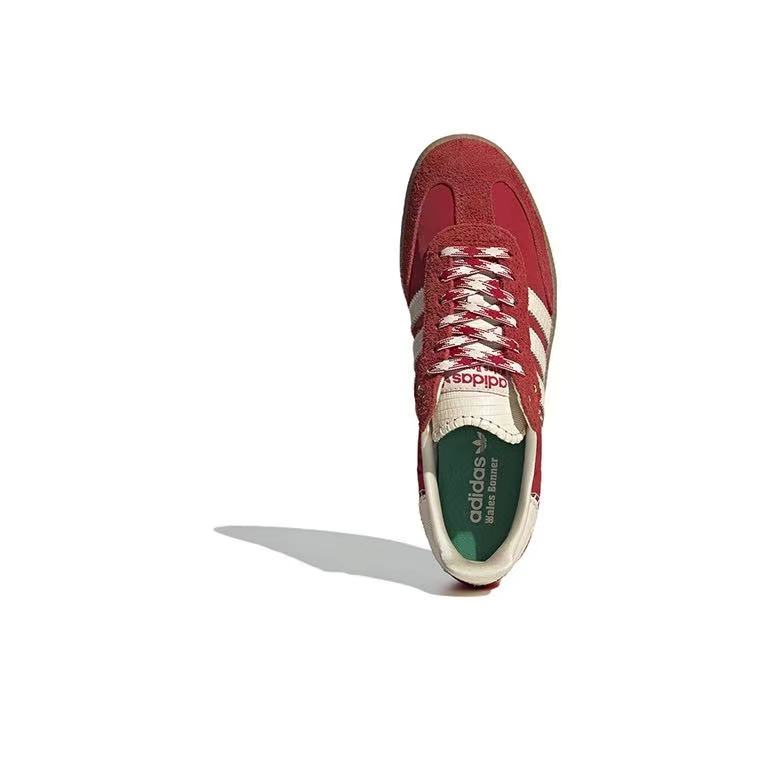 נעלי אדידס סמבה-Samba ADV Sneakers Red White – תמונה 3