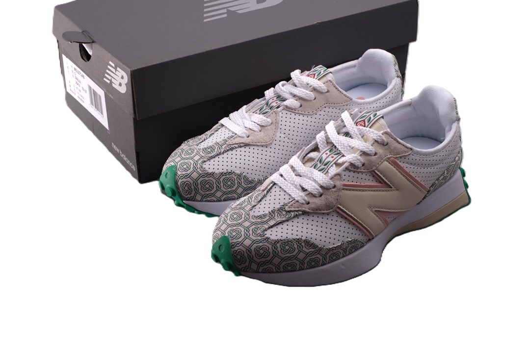 סניקרס ניו באלאנס NEW BALANCE 327 WHITE MIX DESGIN – תמונה 2