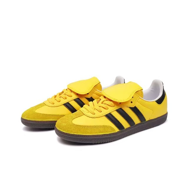 נעלי אדידס סמבה-Samba ADV Sneakers Yellow – תמונה 2