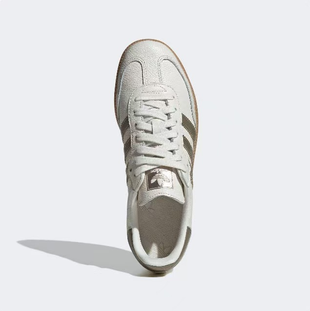 נעלי אדידס סמבה-Samba ADV Sneakers Silver Brown – תמונה 4