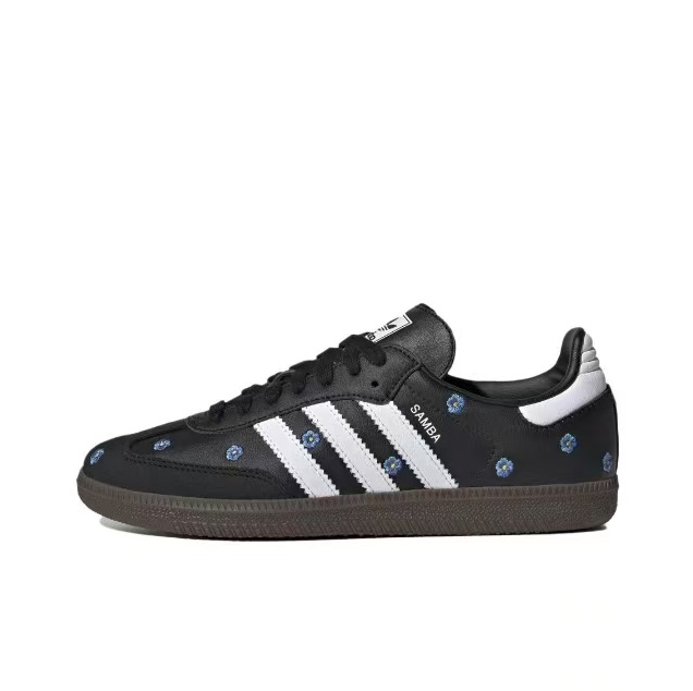 נעלי אדידס סמבה-Samba ADV Sneakers Black White – תמונה 2