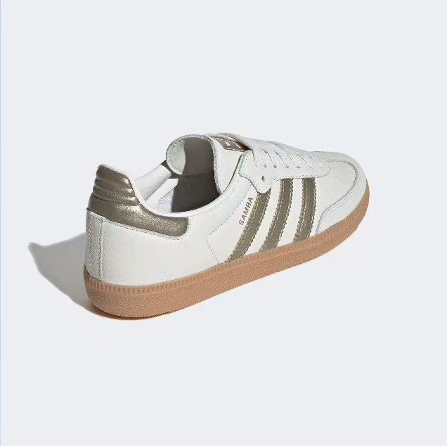 נעלי אדידס סמבה-Samba ADV Sneakers Silver Brown – תמונה 2