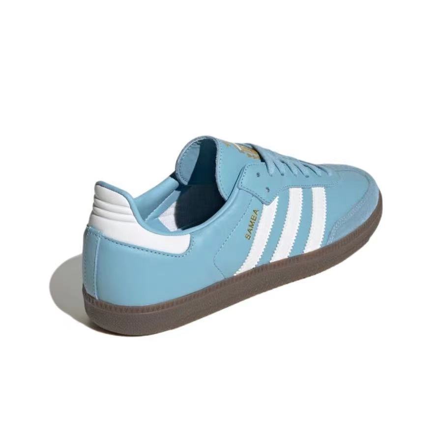 נעלי אדידס סמבה-Samba ADV Sneakers Sky Blue/White – תמונה 2