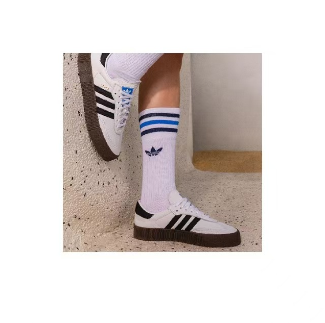 נעלי אדידס- Adidas Sambarose sneakers white black – תמונה 7