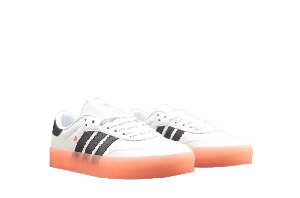 נעלי אדידס- Adidas Sambarose Sneakers White Black ange – תמונה 2