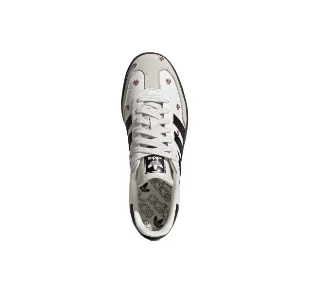 נעלי אדידס סמבה-Samba ADV Sneakers White Black – תמונה 2