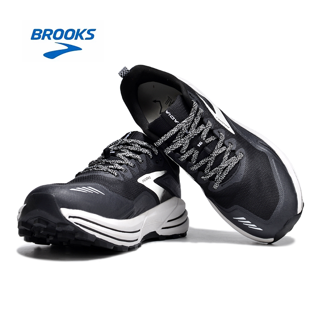 נעלי ברוקס BROOKS BLACK WHITE – תמונה 5