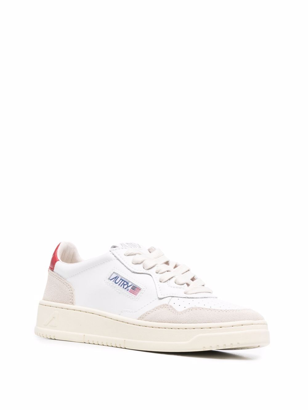 סניקרס - AUTRY Medalist Sneakers White/red – תמונה 2