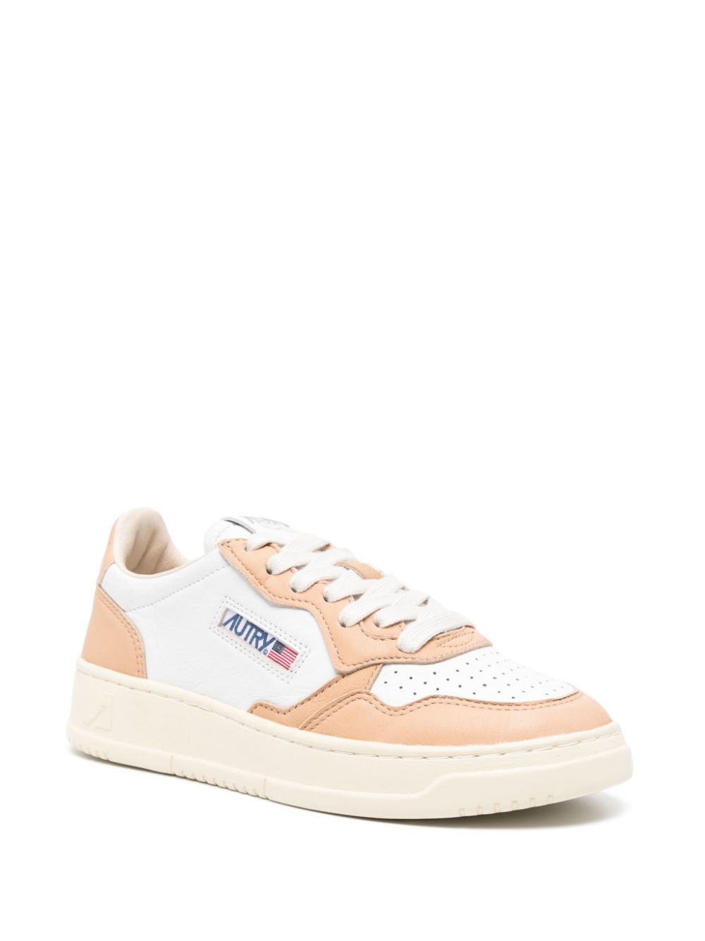 סניקרס - AUTRY Medalist Sneakers Caramel Brown/white – תמונה 2