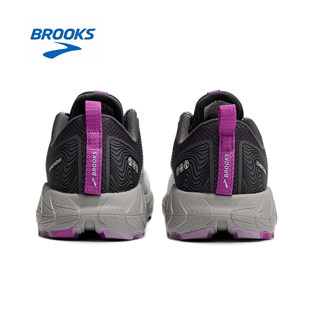 נעלי ברוקס BROOKS Gray Purple – תמונה 4