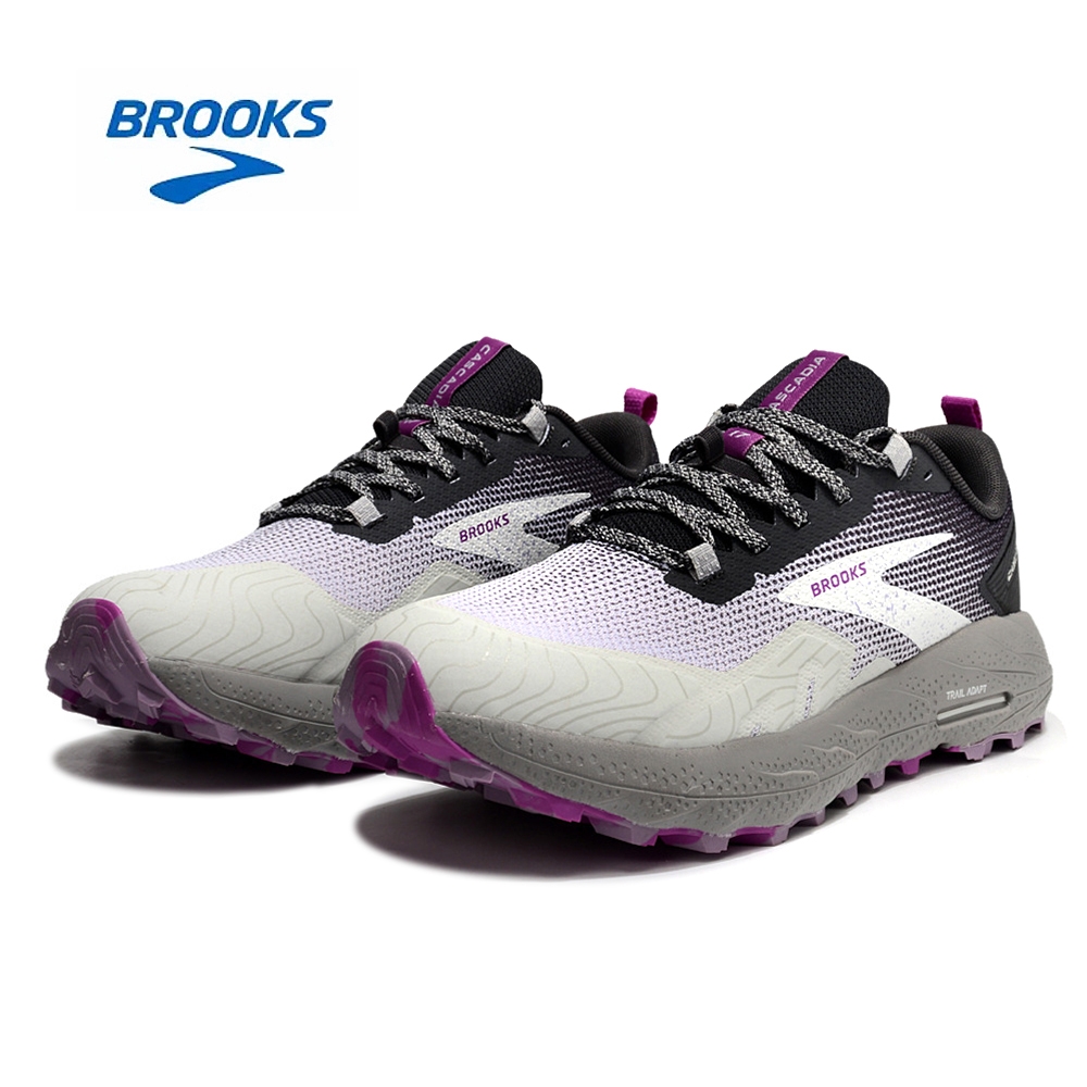 נעלי ברוקס BROOKS Gray Purple – תמונה 6