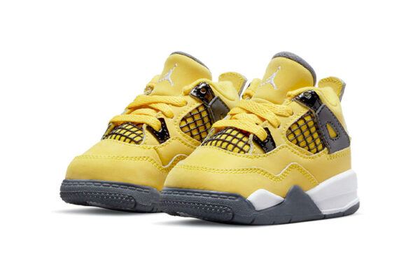 Air Jordan 1 Low Yellow Gray ילדים – נייק ג'ורדן – תמונה 2