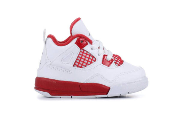 Air Jordan 1 Low Red White ילדים – נייק ג'ורדן – תמונה 2