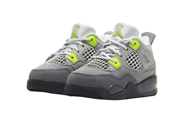 Air Jordan 1 Low Gray Lemon ילדים – נייק ג'ורדן – תמונה 2