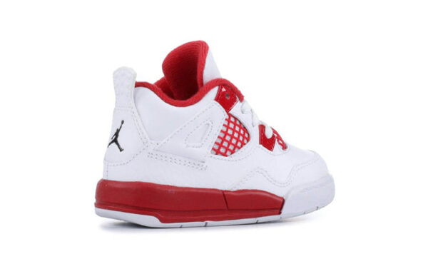 Air Jordan 1 Low Red White ילדים – נייק ג'ורדן – תמונה 3