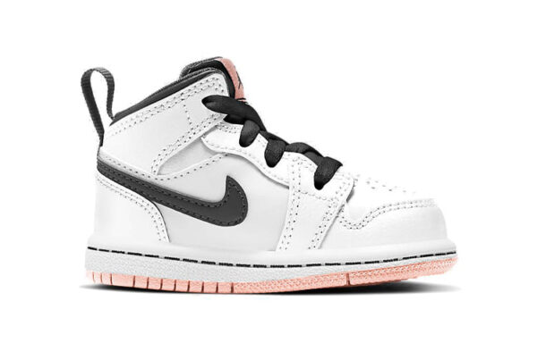 Air Jordan 1 Low Gray White ילדים – נייק ג'ורדן – תמונה 2