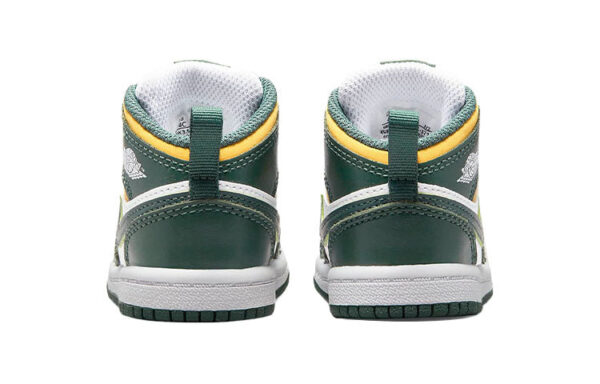 Air Jordan 1 Low Green White ילדים – נייק ג'ורדן – תמונה 4